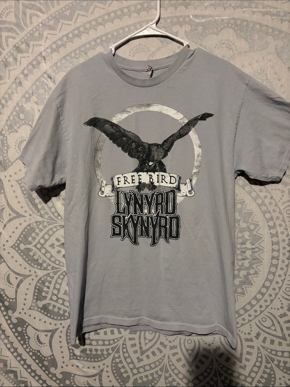 Alstyle Light Gray Lynyrd Skynyrd "Free Bird" Graphic Tee